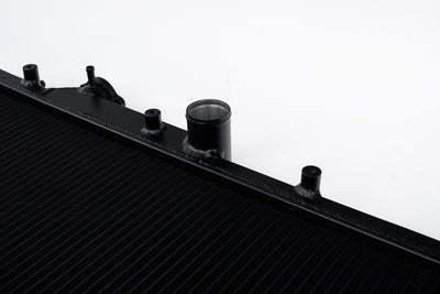 High-Performance 1-Row 31mm Radiator - Black <br> 05-21 Subaru Legacy Qutback Forester WRX STI