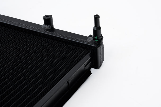 High-Performance 1-Row 31mm Radiator - Black <br> 05-21 Subaru Legacy Qutback Forester WRX STI