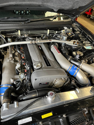 Full Billet Aluminum High-Performance Radiator <br> Nissan R33 Skyline GT-R/GTS