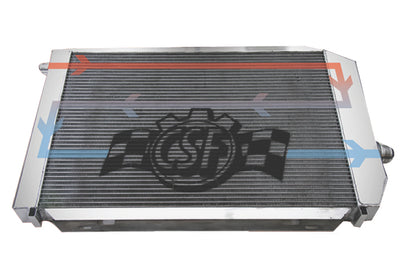 Triple Pass Dual Core Radiator w/AN Fittings <br> Universal Fit