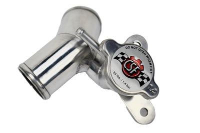 All-Aluminum Filler Neck w/1.4 bar High Pressure Radiator Cap <br> 13-20 Subaru BRZ, Scion FR-S, Toyota 86/GR86