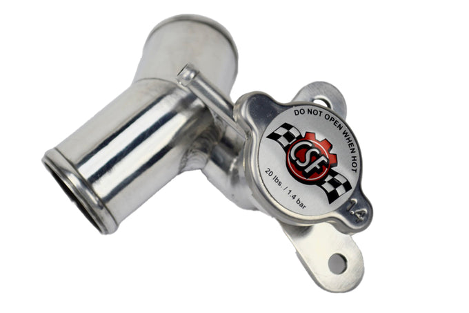 All-Aluminum Filler Neck w/1.4 bar High Pressure Radiator Cap <br> 13-20 Subaru BRZ, Scion FR-S, Toyota 86/GR86