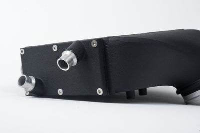 Top Mount Charge-Air-Cooler-Crinkle Black Finish <br> 15-21 BMW M2 M3 M4