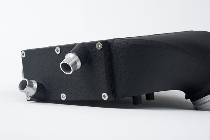 Top Mount Charge-Air-Cooler-Crinkle Black Finish <br> 15-21 BMW M2 M3 M4