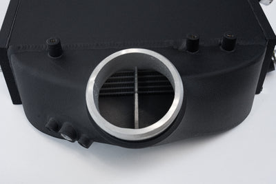 Top Mount Charge-Air-Cooler-Crinkle Black Finish <br> 15-21 BMW M2 M3 M4
