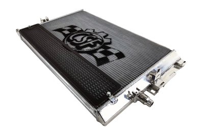 Front Mount Heat Exchanger w/Rock Guard <br> 16-21 Mercedes GLC63 E63 AMG GT C