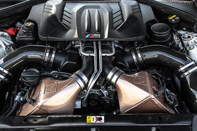 Twin Charge-Air-Cooler Set - Raw Finish <br> 12-19 BMW M5 M6 Gran Coupe