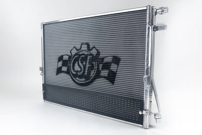 High-Performance Heat Exchanger w/ Rock Guard <br> 19-25 BMW 3/4 Series M240i Toyota GR Supra
