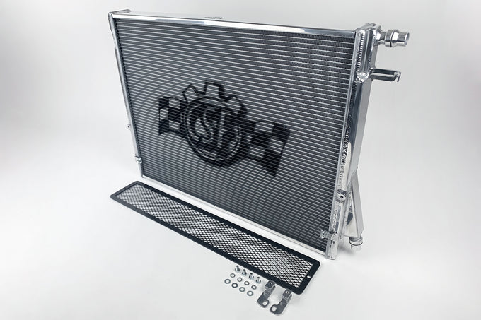 High-Performance Heat Exchanger w/ Rock Guard <br> 19-25 BMW 3/4 Series M240i Toyota GR Supra