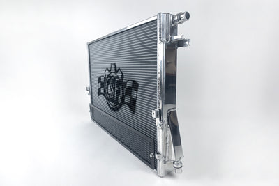 High-Performance Heat Exchanger w/ Rock Guard <br> 19-25 BMW 3/4 Series M240i Toyota GR Supra