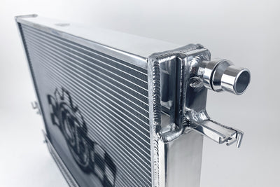 High-Performance Heat Exchanger w/ Rock Guard <br> 19-25 BMW 3/4 Series M240i Toyota GR Supra