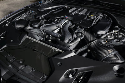 Twin Charge-Air-Cooler Set - Crinkle Black <br> 18-25 BMW M5 M8 Gran Coupe
