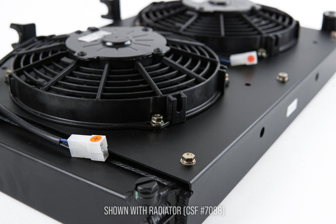All-Aluminum Fan Shroud w/ Dual 9-inch SPAL Fan <br> 87-88 Porsche 924, 83-91 944