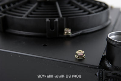 All-Aluminum Fan Shroud w/ Dual 9-inch SPAL Fan <br> 87-88 Porsche 924, 83-91 944