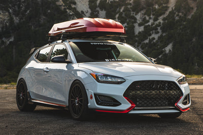 Stepped-Core Intercooler - Black <br> 2019-2022 Hyundai Veloster N