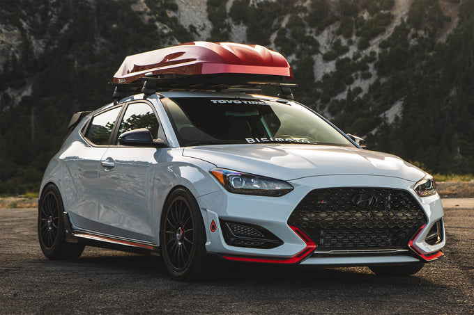 Stepped-Core Intercooler - Black <br> 2019-2022 Hyundai Veloster N