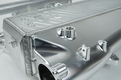 Charge-Air Cooler Manifold, Raw Billet <br> 19-26 BMW 7-Series X5/7 M440i xDrive Toyota GR Supra