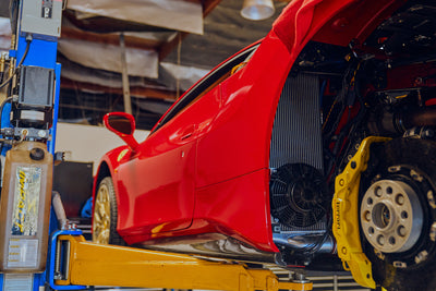 High Performance Intercooler System - Raw <br> 16-21 Ferrari 488 Spider GTB Pista Spider