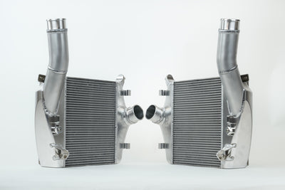 High Performance Intercooler System- Raw <br> 19-25 Porsche Cayenne, Audi RS Q8, Lamborghini Urus