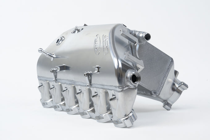 Charge-Air Cooler Manifold - Raw Billet <br> 20-25 BMW X3 X4 M2 M3 M4