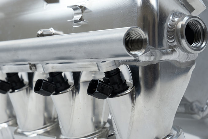 Charge-Air Cooler Manifold - Raw Billet <br> 20-25 BMW X3 X4 M2 M3 M4