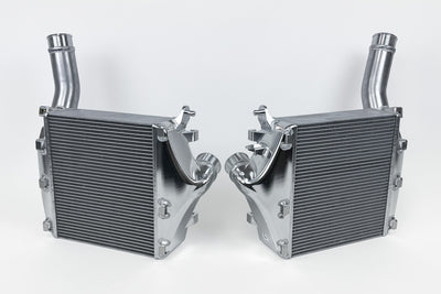 High Performance Intercooler System, Raw Aluminum <br> 2020-2025 Audi SQ7 SQ8