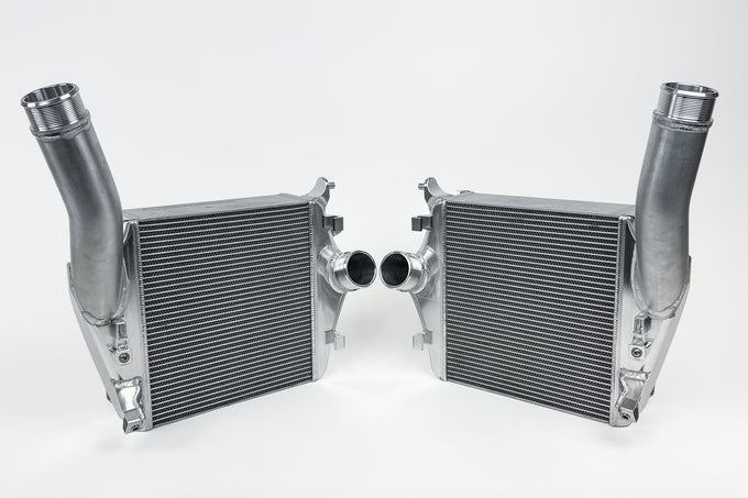 High Performance Intercooler System, Raw Aluminum <br> 2020-2025 Audi SQ7 SQ8