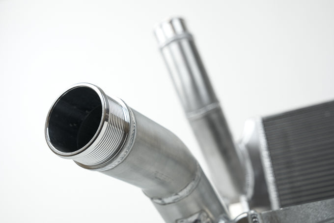 High Performance Intercooler System, Raw Aluminum <br> 2020-2025 Audi SQ7 SQ8