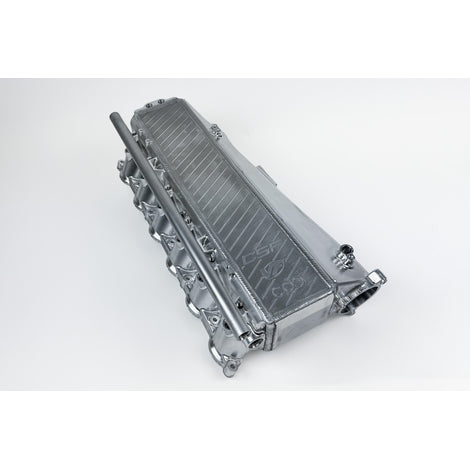 Charge Air Cooler Manifold - Raw Billet <br> 17-21 BMW 3/4/6 Series X4 M240i xDrive