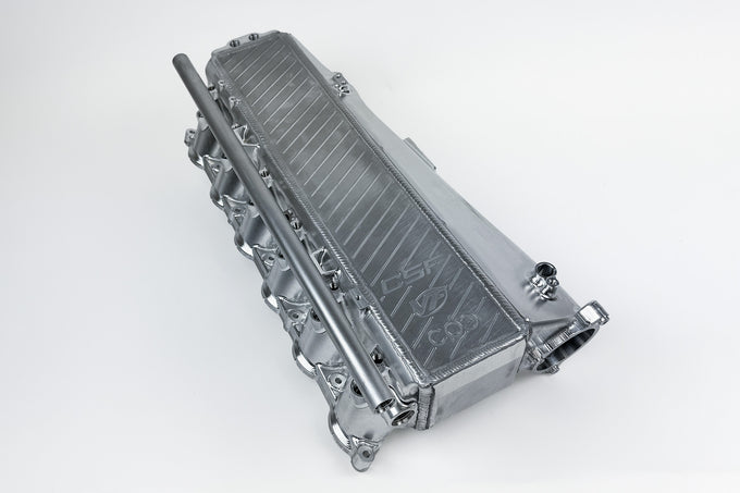 Charge Air Cooler Manifold - Raw Billet <br> 17-21 BMW 3/4/6 Series X4 M240i xDrive