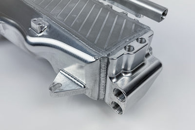 Charge Air Cooler Manifold - Raw Billet <br> 17-21 BMW 3/4/6 Series X4 M240i xDrive