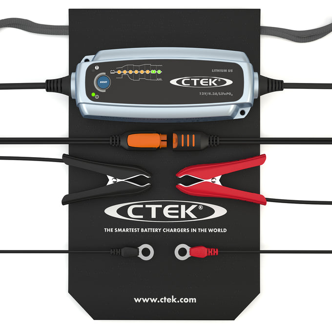 12V Battery Charger <br> fits LiFePO4 batteries