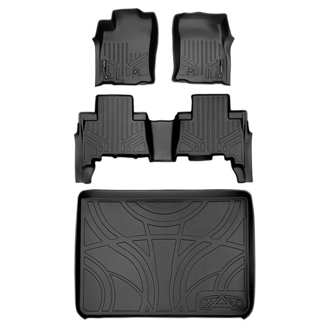 Floor Mats and Cargo Liner Set <br> 10-12 Toyota 4Runner (With Sliding Tray )