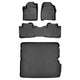 Floor Mats 2 Rows and Cargo Liner Set <br> 09-15 Honda Pilot