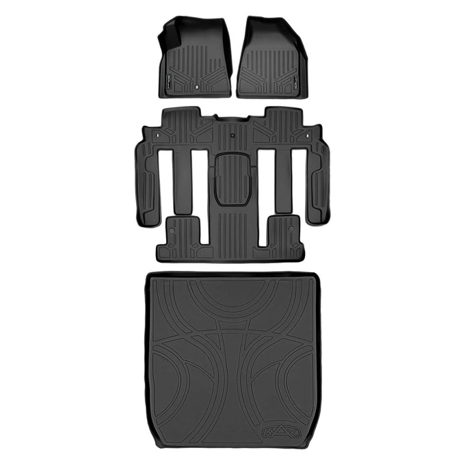 3 Row Floor Liners & Cargo Liner <br> 08-17 Buick Enclave