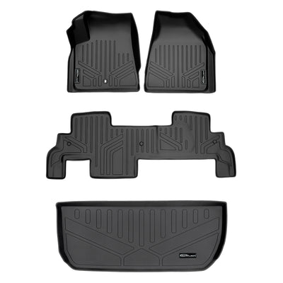 Floor Mats 2 Rows and Cargo Liner <br> 09-17 Chevy Traverse / Buick Enclave