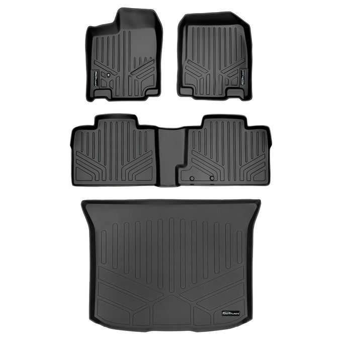 Floor Mats 2 Rows and Cargo Liner Set <br> 07-10 Ford Edge07-10 Lincoln MKX