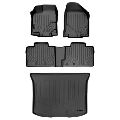 Floor Mats 2 Rows and Cargo Liner Set <br> 11-14 Ford Edge11-15 Lincoln MKX