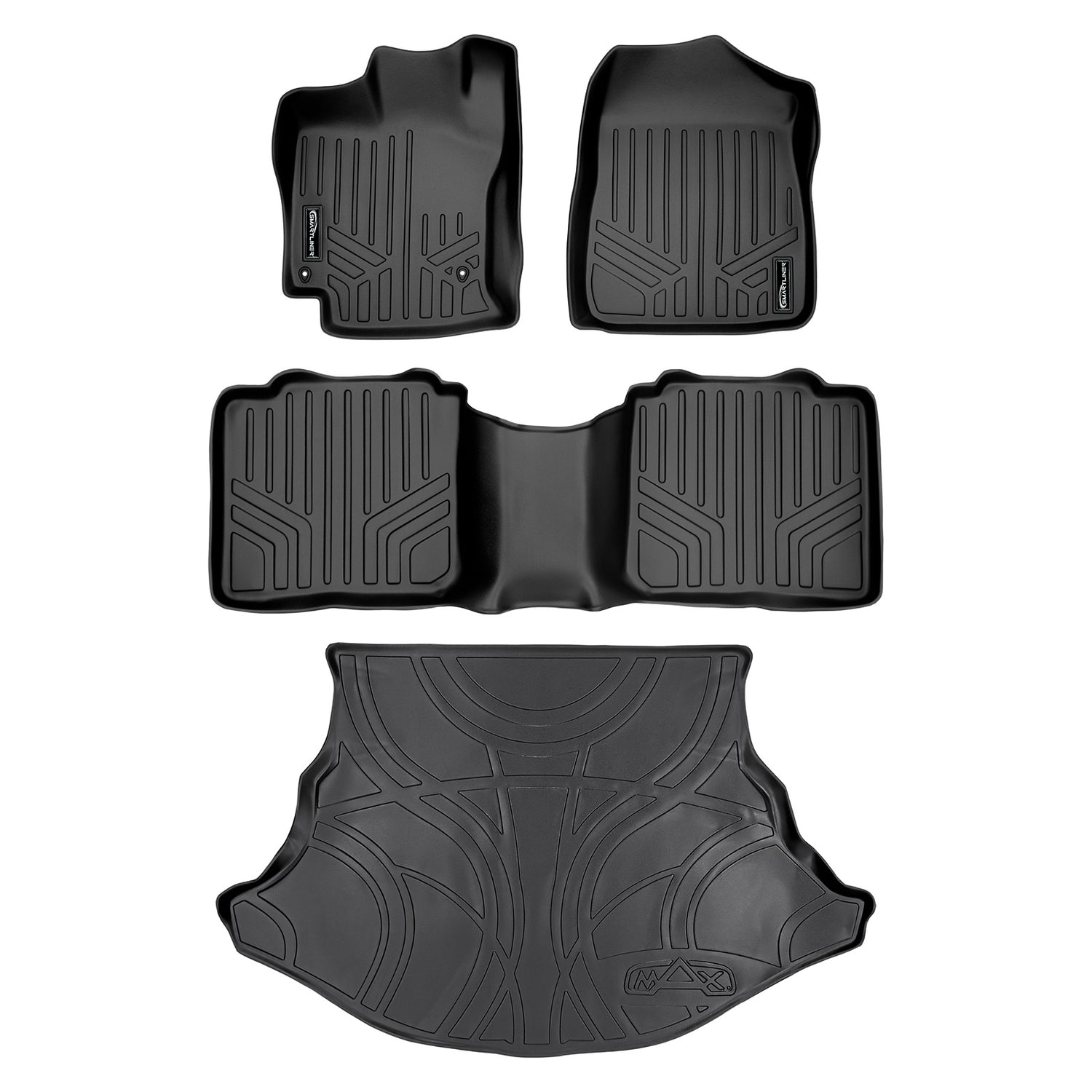 Floor Mats 2 Rows and Cargo Liner Set <br> 09-11 Toyota Venza