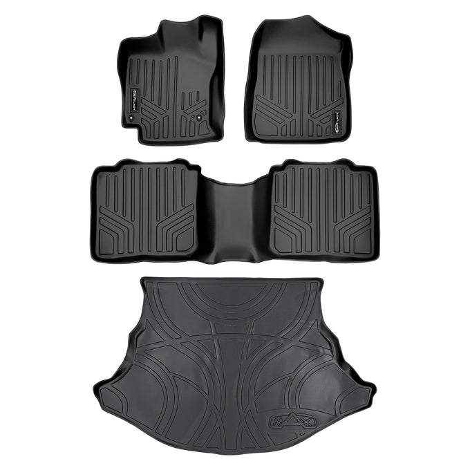 Floor Mats 2 Rows and Cargo Liner Set <br> 09-11 Toyota Venza