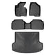 Floor Mats 2 Rows and Cargo Liner Set <br> 10-13 Hyundai Tucson