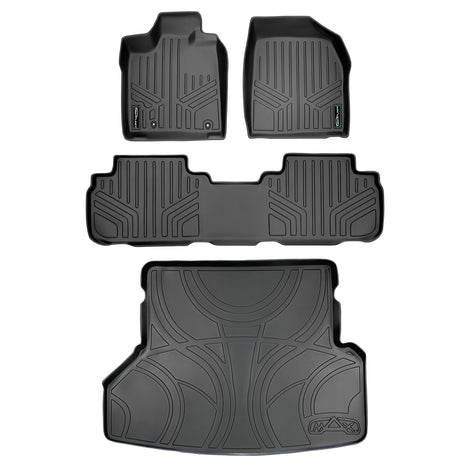 Floor Mats 2 Rows and Cargo Liner Set <br> 08-13 Toyota Highlander (Hybrid)