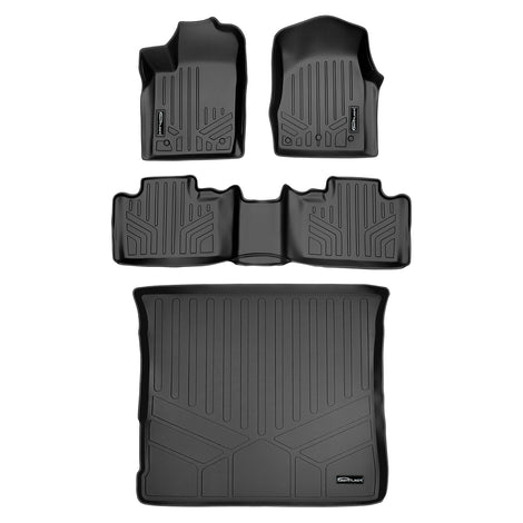 Floor Mats 2 Rows and Cargo Liner Set <br> 13-16 Jeep Grand Cherokee