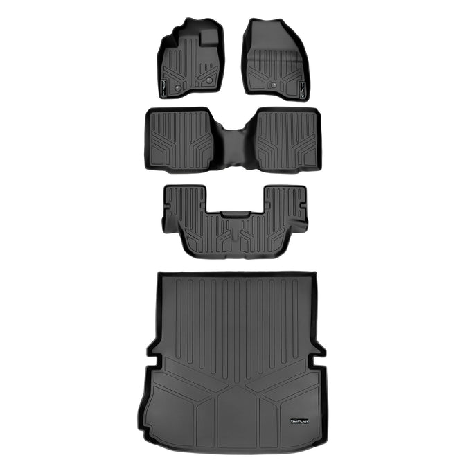 Floor Mats 3 Rows and Cargo Liner Set <br> 11-14 Ford Explorer