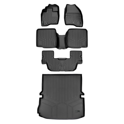 Floor Mats 3 Rows and Cargo Liner Set <br> 17-19 Ford Explorer