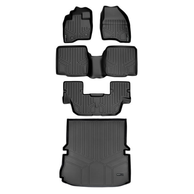 Floor Mats 3 Rows and Cargo Liner Set <br> 15-16 Ford Explorer