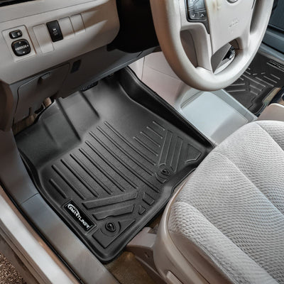 Floor Mats 3 Rows and Cargo Liner Set <br> 11-12 Toyota Sienna 7 Passenger Model