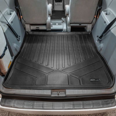 Floor Mats 3 Rows and Cargo Liner Set <br> 13-20 Toyota Sienna (8 Passenger)