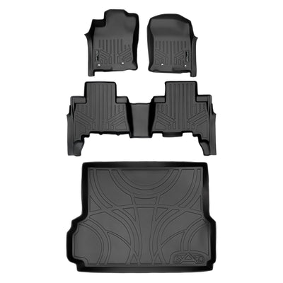 Floor Mats 2 Rows and Cargo Liner Set <br> 14-21 Lexus GX460