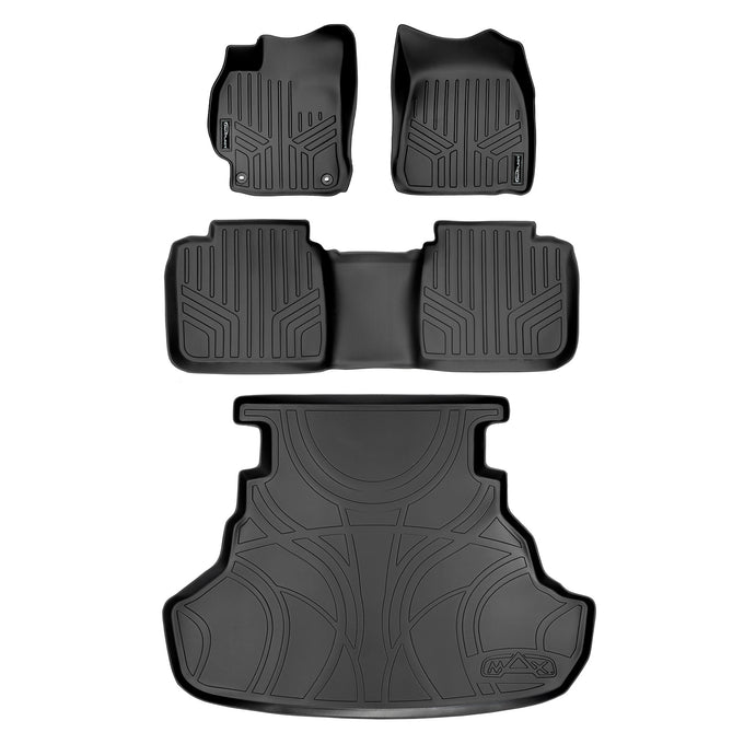 Floor Mats 2 Rows and Cargo Liner Set <br> 12-15 Toyota Camry